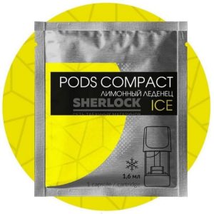 Капсула  Pods Compact для Logic 1,5 % Лимонный леденец айс купить с доставкой в Нижнем Новгороде и Нижегородской области. Цена. Изображение №11. 