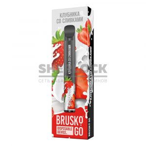 Электронная сигарета BRUSKO GO 800 (Клубника со сливками) купить с доставкой в Нижнем Новгороде и Нижегородской области. Цена. Изображение №15.