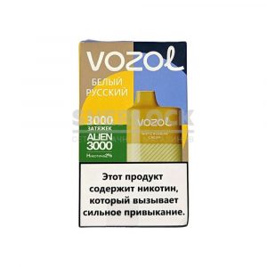 Электронная сигарета VOZOL D23 1200 (Белый Русский) купить с доставкой в Нижнем Новгороде и Нижегородской области. Цена. Изображение №2. 
