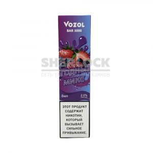 Электронная сигарета VOZOL BAR 3000 (Ягодный Микс) купить с доставкой в Нижнем Новгороде и Нижегородской области. Цена. Изображение №8.