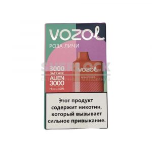 Электронная сигарета VOZOL ALIEN 3000 (Роза личи) купить с доставкой в Нижнем Новгороде и Нижегородской области. Цена. Изображение №5.