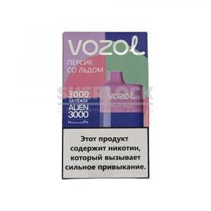Электронная сигарета VOZOL ALIEN 3000 (Персик) купить с доставкой в Нижнем Новгороде и Нижегородской области. Цена. Изображение №6.