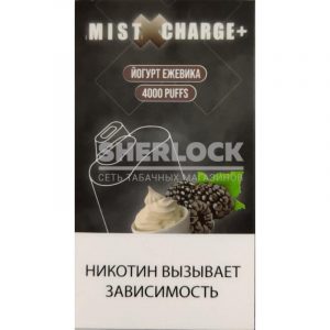 Электронная сигарета MIST X CHARGE+ 4000 (Йогурт - ежевика) купить с доставкой в Нижнем Новгороде и Нижегородской области. Цена. Изображение №6.