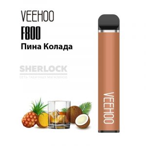 Электронная сигарета VEEHOO F800 1500 (Пина колада) купить с доставкой в Нижнем Новгороде и Нижегородской области. Цена. Изображение №16.