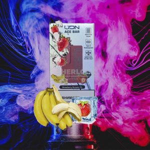 UDN ACE BAR 5000 Strawberry Banana (Клубника Банан) купить с доставкой в Нижнем Новгороде и Нижегородской области. Цена. Изображение №7.