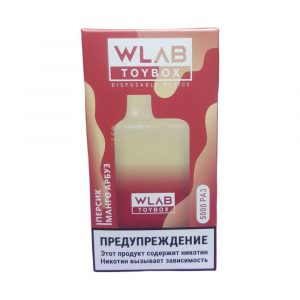 Электронная сигарета WLAB TOYBOX 5000 (Персик манго арбуз) купить с доставкой в Нижнем Новгороде и Нижегородской области. Цена. Изображение №5. 
