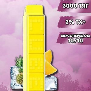 Smoant Ant Bar CUBE 3000 - Pineapple Ice купить с доставкой в Нижнем Новгороде и Нижегородской области. Цена. Изображение №9.