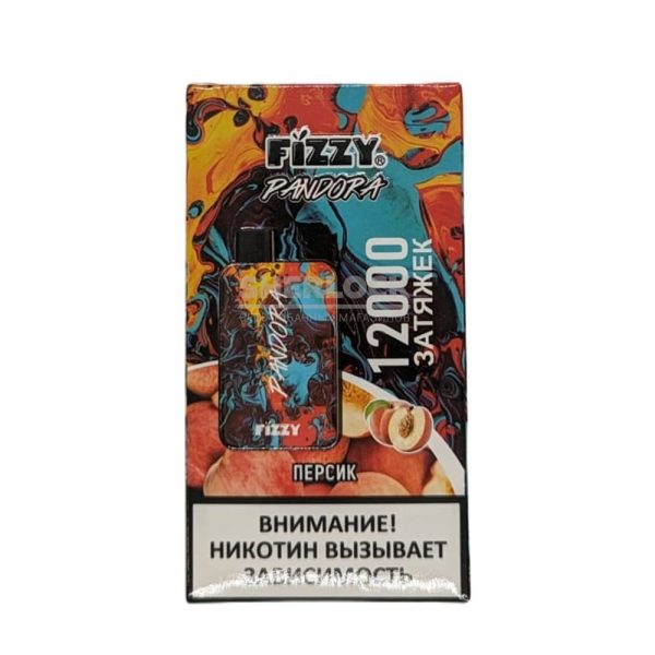 Электронная сигарета Fizzy Pandora 12000 (Персик) купить с доставкой в Нижнем Новгороде и Нижегородской области. Цена. Изображение №4. 