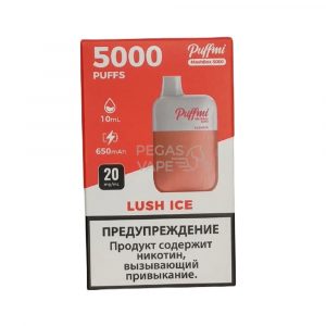 Электронная сигарета PUFFMI DX Mesh Box 5000 (Ледяной арбуз) купить с доставкой в Нижнем Новгороде и Нижегородской области. Цена. Изображение №10.