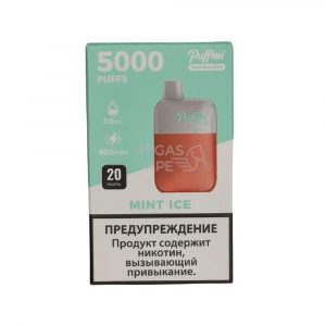 Электронная сигарета PUFFMI DX Mesh Box 5000 (Ледяная мята) купить с доставкой в Нижнем Новгороде и Нижегородской области. Цена. Изображение №9.