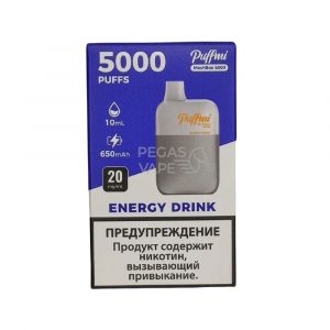 Электронная сигарета PUFFMI DX Mesh Box 5000 (Энергетик) купить с доставкой в Нижнем Новгороде и Нижегородской области. Цена. Изображение №20.