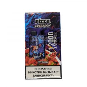 Электронная сигарета Fizzy Pandora 12000 (Клубника) купить с доставкой в Нижнем Новгороде и Нижегородской области. Цена. Изображение №14.