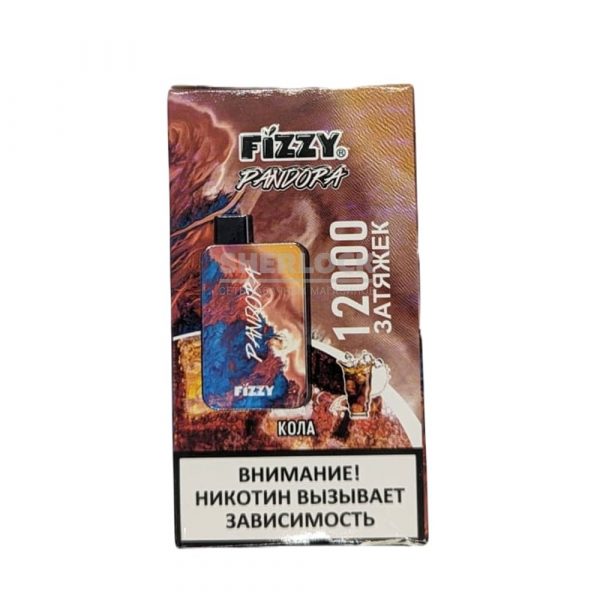 Электронная сигарета Fizzy Pandora 12000 (Кола) купить с доставкой в Нижнем Новгороде и Нижегородской области. Цена. Изображение №4. 