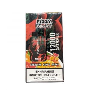 Электронная сигарета Fizzy Pandora 12000 (Апельсин Манго Арбуз) купить с доставкой в Нижнем Новгороде и Нижегородской области. Цена. Изображение №7.