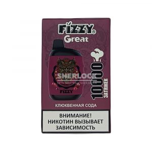 Электронная сигарета FIZZY GREAT 10000 (Клюквенная сода) купить с доставкой в Нижнем Новгороде и Нижегородской области. Цена. Изображение №10. 