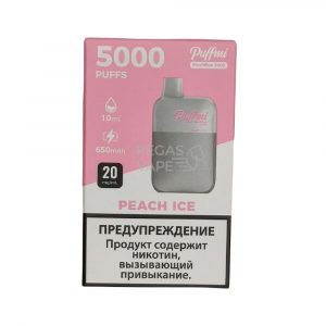 Электронная сигарета PUFFMI DX Mesh Box 5000 (Ледяной персик) купить с доставкой в Нижнем Новгороде и Нижегородской области. Цена. Изображение №14.