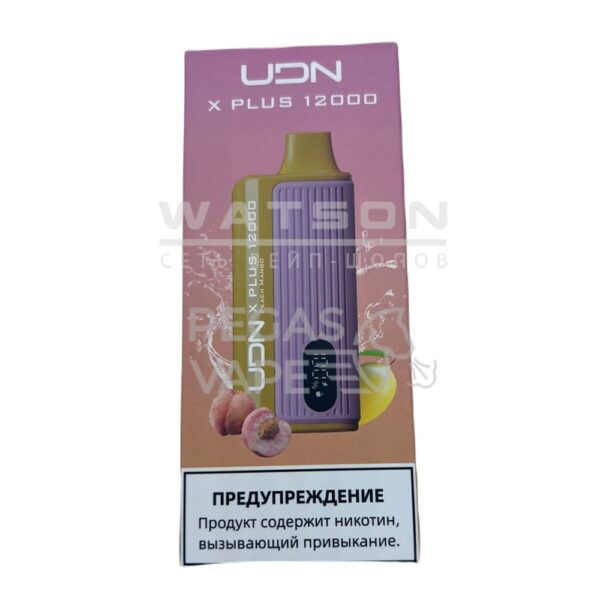 Электронная сигарета UDN X PLUS 12000 (Персик манго) купить с доставкой в Нижнем Новгороде и Нижегородской области. Цена. Изображение №4.